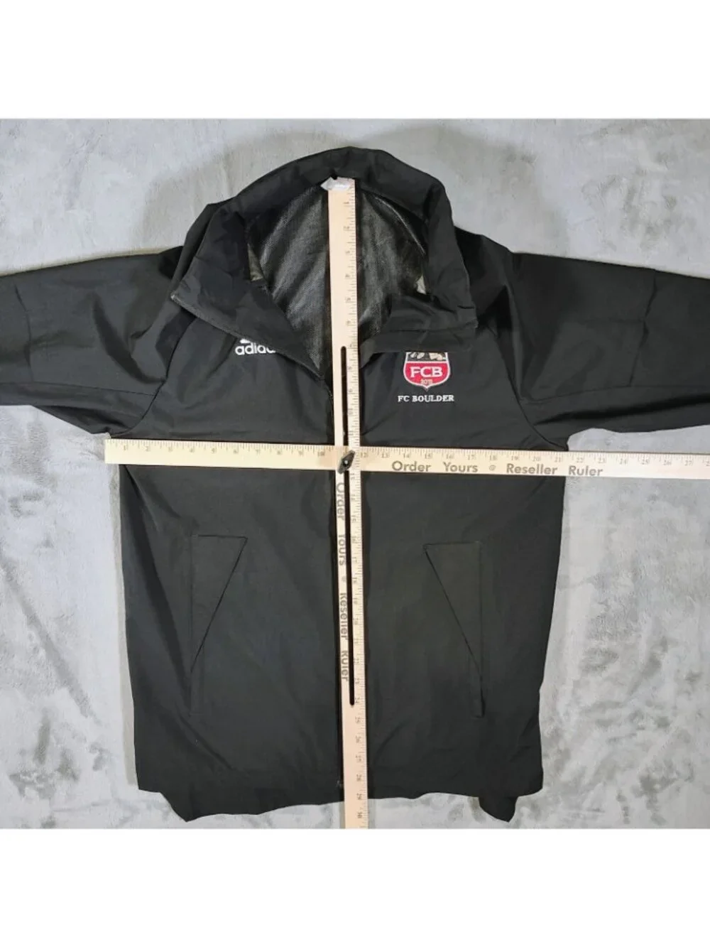 Adidas Mens FC Boulder 2012 Condivo 20 All Weather Windbreaker Soccer Jacket (S)